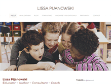 Tablet Screenshot of lissapijanowski.com
